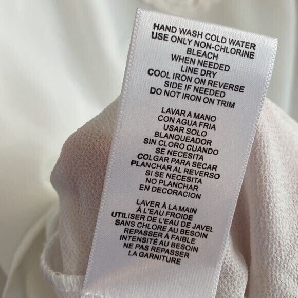 Kut from the Kloth Medium Tank Top Cami Eyelet Lace White Y2K Boho Cottage - Picture 7 of 8